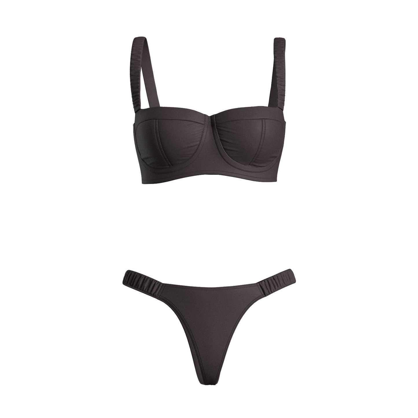 Luciana Bikini Set (Brown)