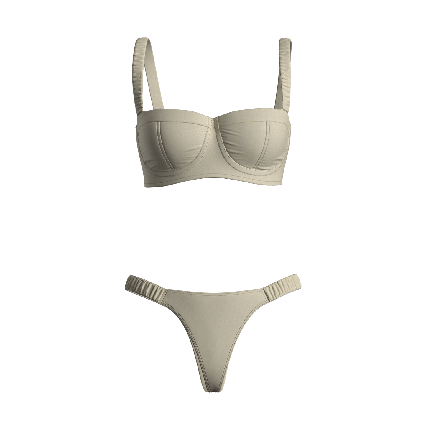 Luciana Bikini Set (Off- White)